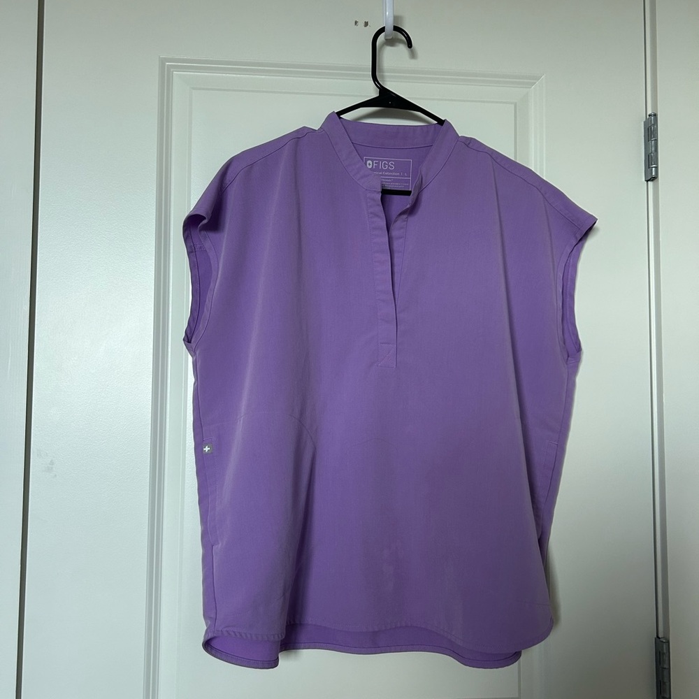 Figs Women's Lavender Blouse